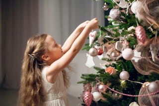 Decorating Christmas trees is a popular holiday tradition in many parts of the world.
