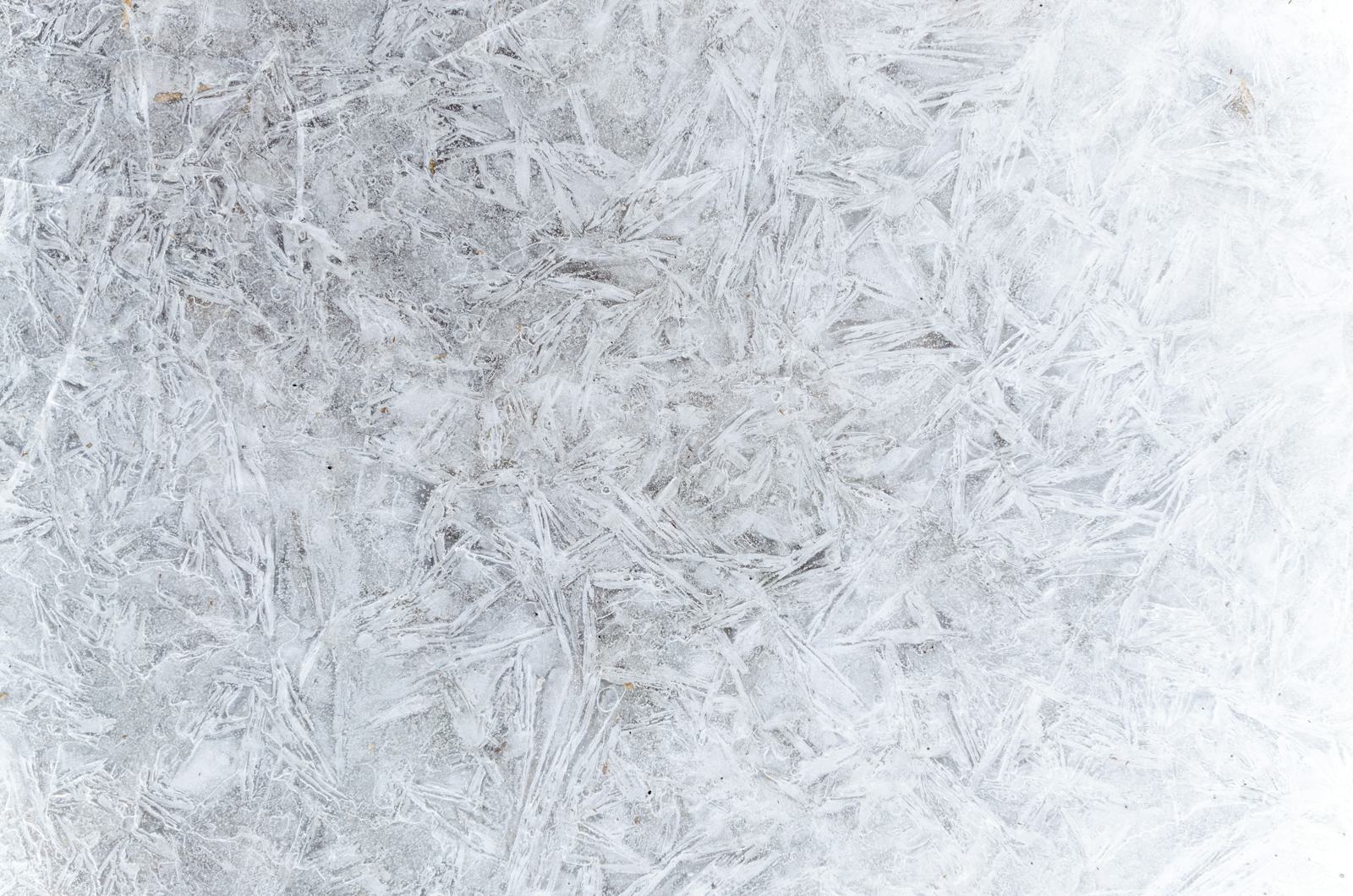 Icy Crystal Frost Pattern Background (Free) – Christmas HQ