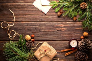 Rustic Decor with Fir Cuttings