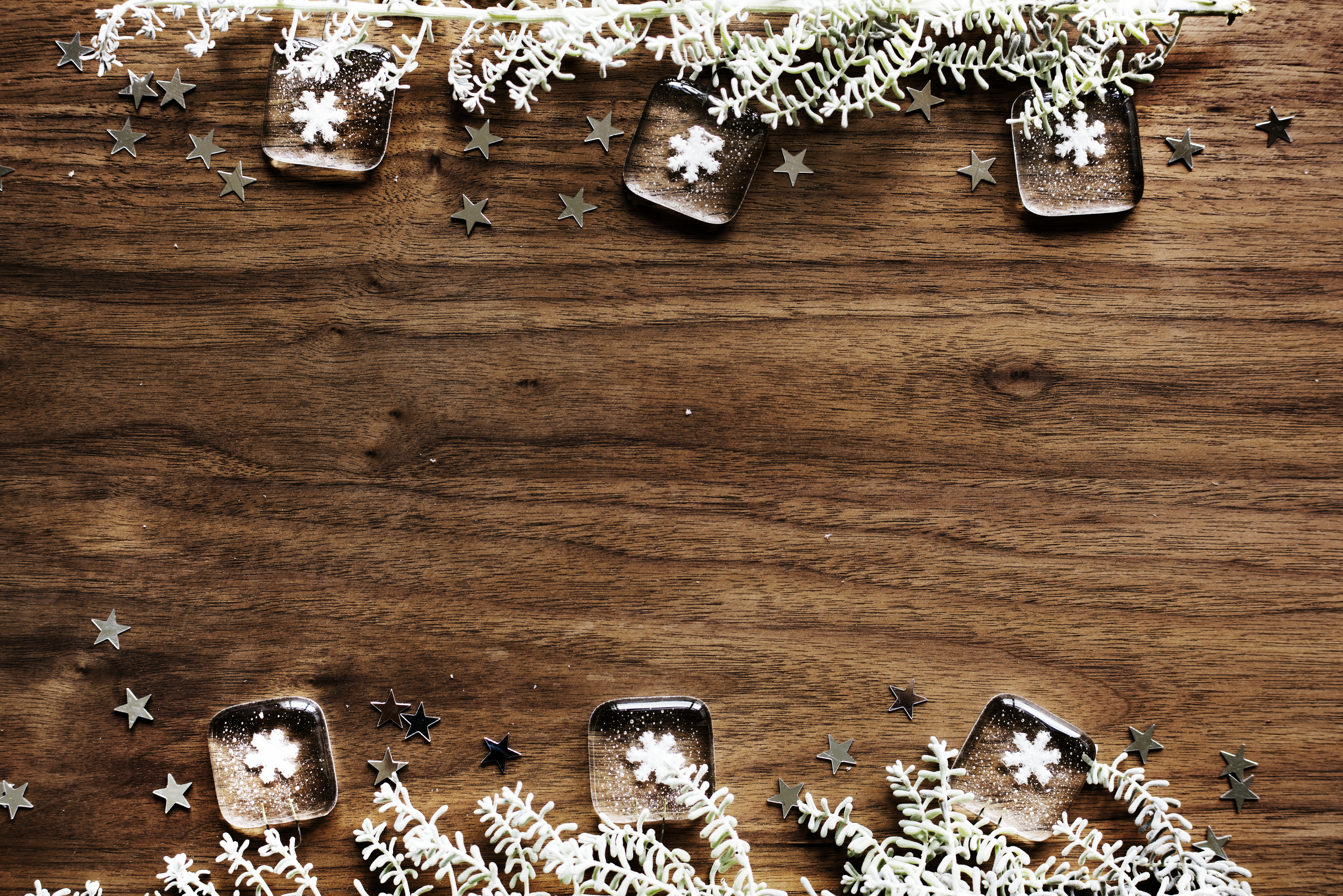 rustic christmas zoom background