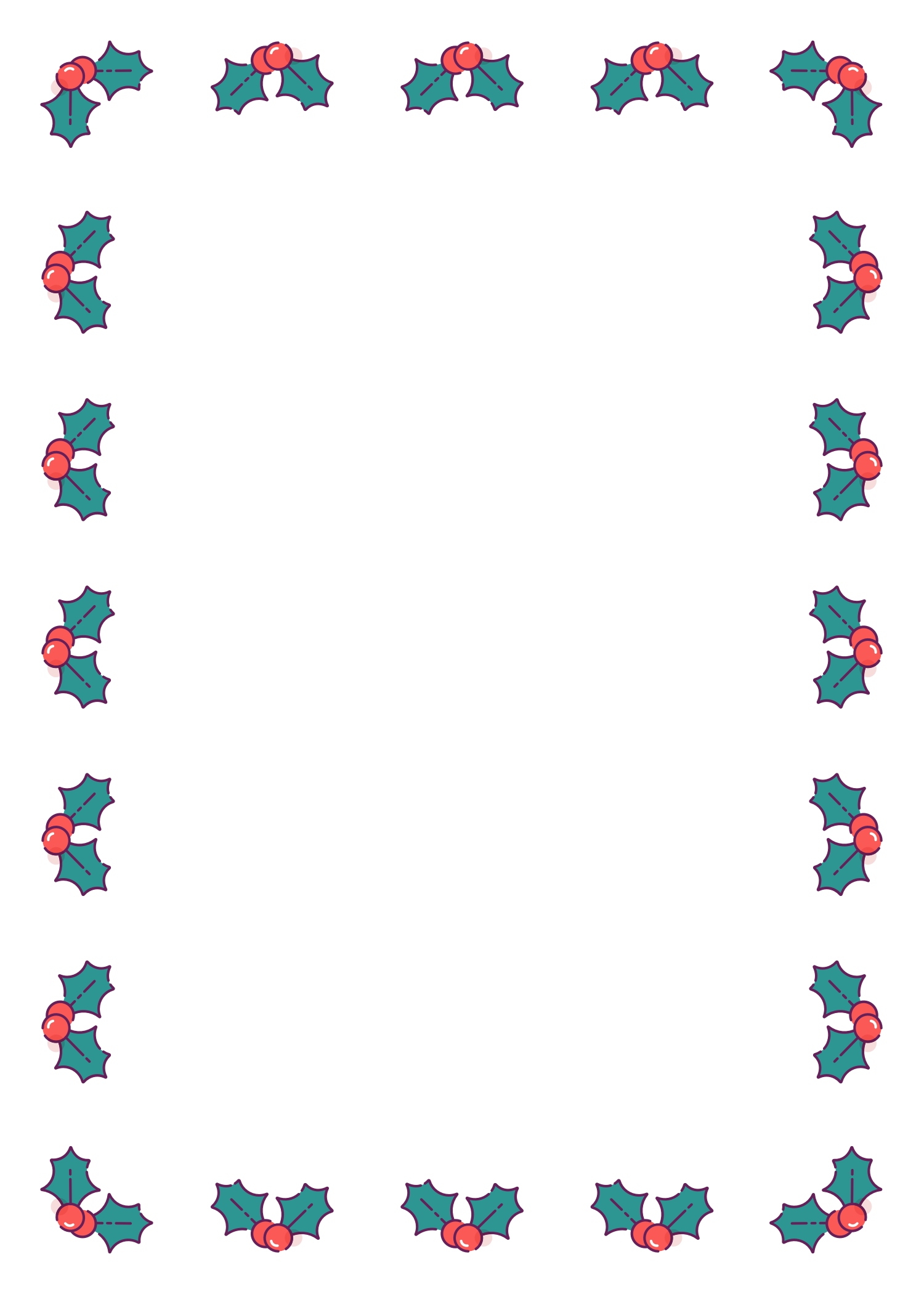 Christmas Holly with Berries