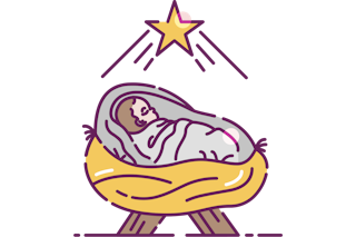 Baby Jesus in a Manger