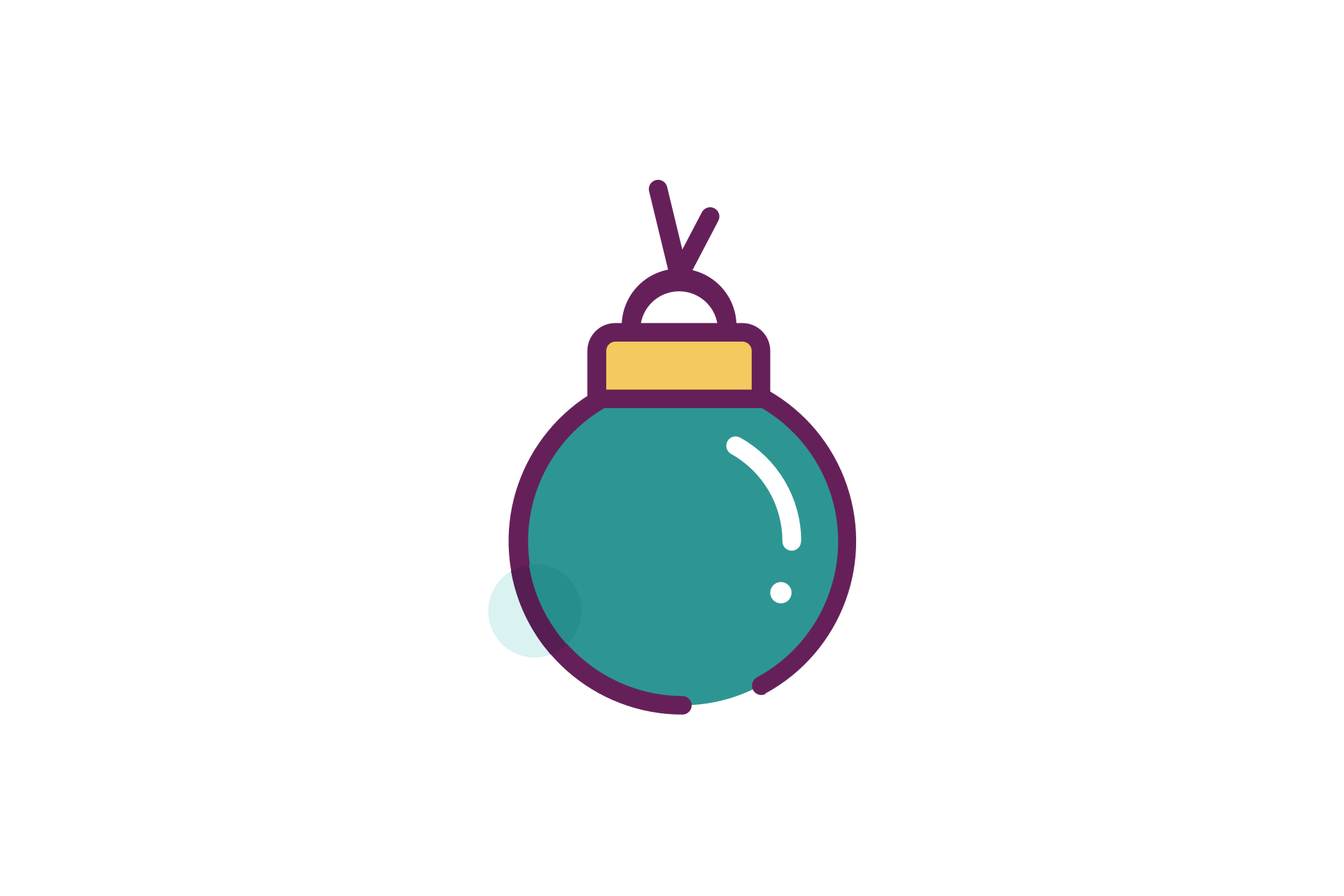 Green Christmas Ornament