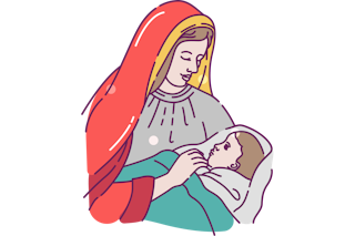 Mary with Baby Jesus