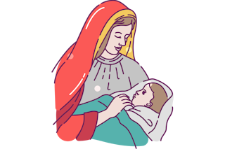 Mary with Baby Jesus