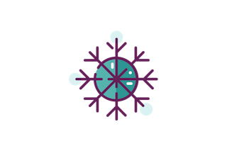 Snowflake with Eight Points