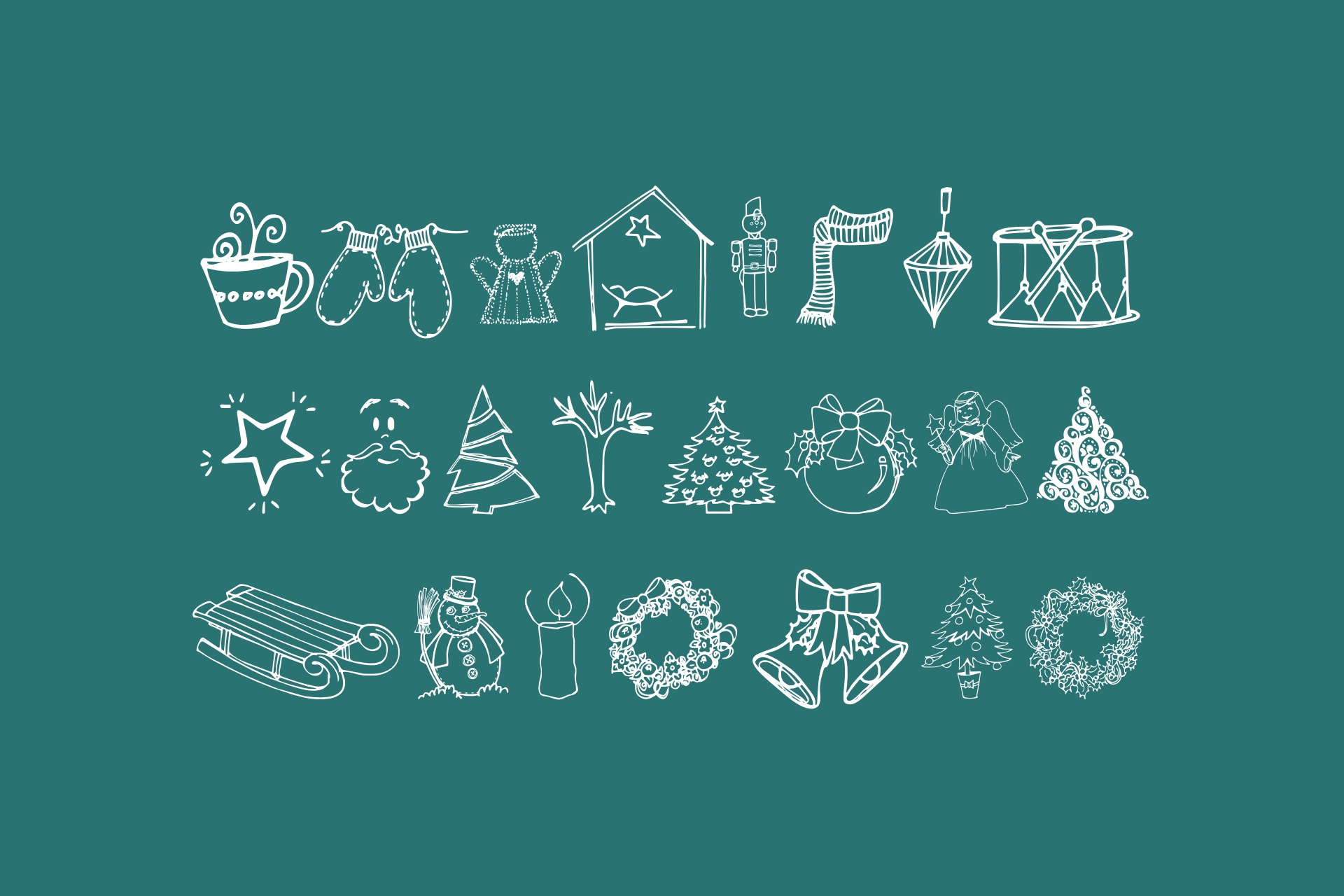 Janda Christmas Doodles