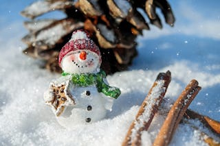 Snowman in the Snow