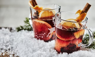 Serve your wassail in goblets for extra effect (and to surprise your guests). Serve your wassail in goblets for extra effect (and to surprise your guests).