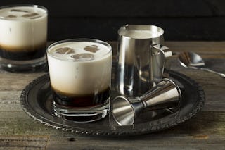 A not-so-subtle remix to the original Belgian cocktail, serving peppermint white Russians will definitely make a statement.