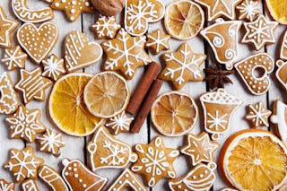 Gingerbread cookies, another staple Christmas dessert.